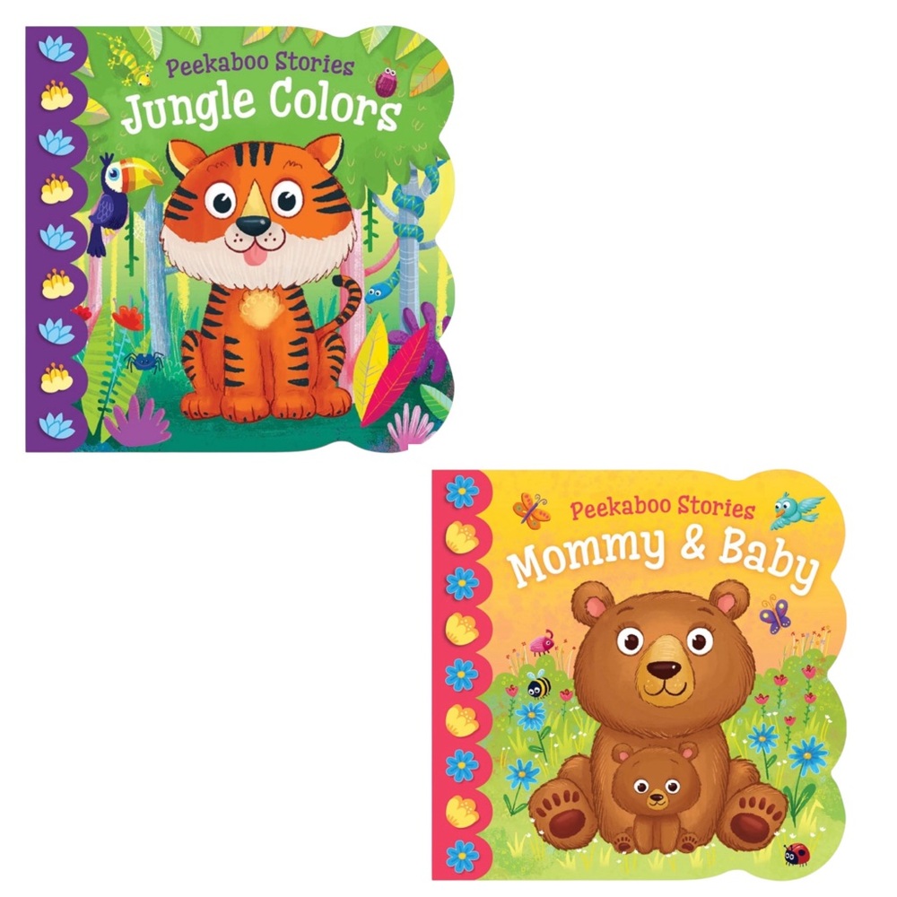 New 2 Pack Lift the Flap Board Books for Toddlers